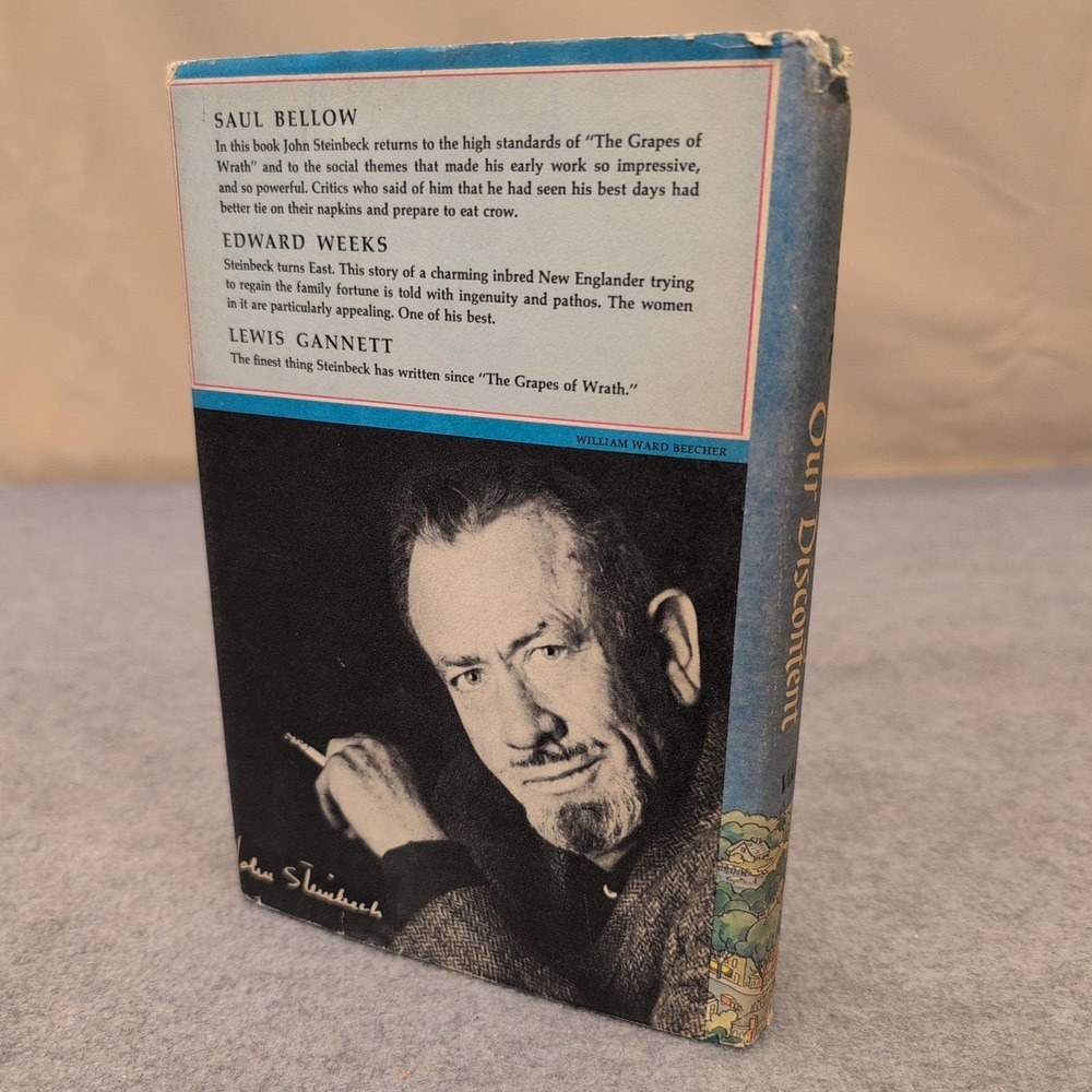 The Winter of Our Discontent John Steinbeck 1961 First Edition Viking Press HC - Picture 3 of 5